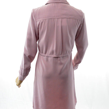 Floral Lace tunic- Pale Pink - Modest Eve- Dress-adjustable waist-button down