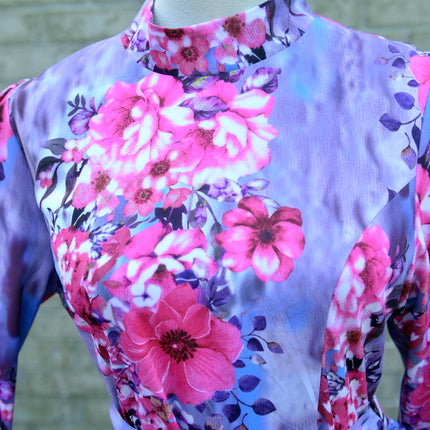 Floral buckle belt Dress