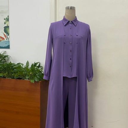 3 Piece Office Wear Women Suit in Solid Colors - Modest Eve- Dress-dress-office wear