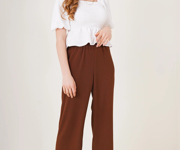 STEFANEL Light Brown Capri Pants Trousers Size EU 40 UK 10 US 8