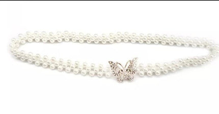 butterfly Pearl Belt - Modest Eve- -accessories-belts
