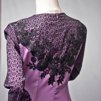Flamingo A-line Maxi dress - Modest Eve- Dress-A-line-aqua