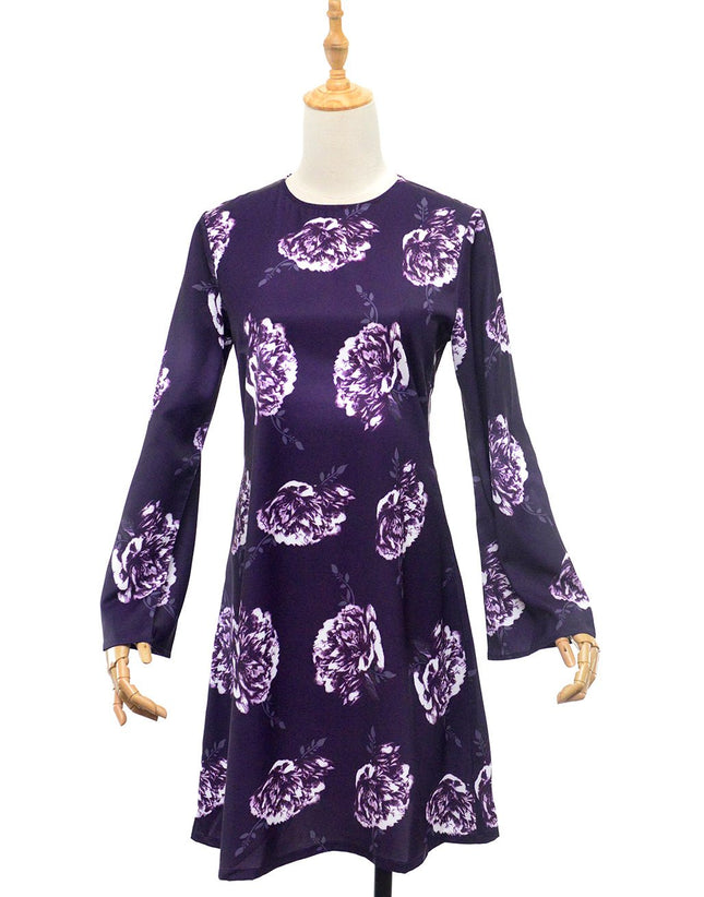 Lilac Rose Tunic - Modest Eve- Dress-A-line-backzip