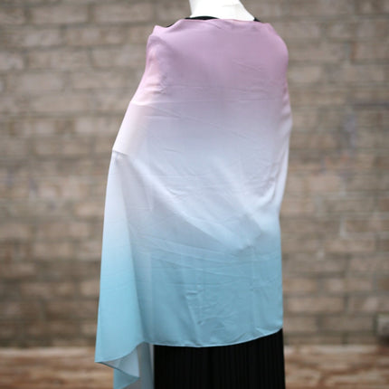 Modest Ombré Gradient Three Tones Chiffon Hijab (Oversized) - Modest Eve- Hijabs-best selling-gradient