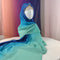 Peacock Ombré Gradient Three Tones Chiffon Hijab (Oversized) - Modest Eve- Hijabs-best selling-gradient