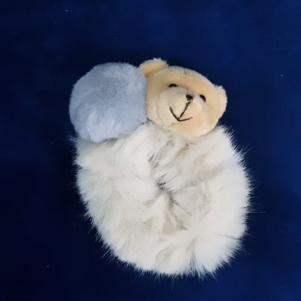 Plush Scrunchie Teddy Bear - Modest Eve- -accessories-baby eve