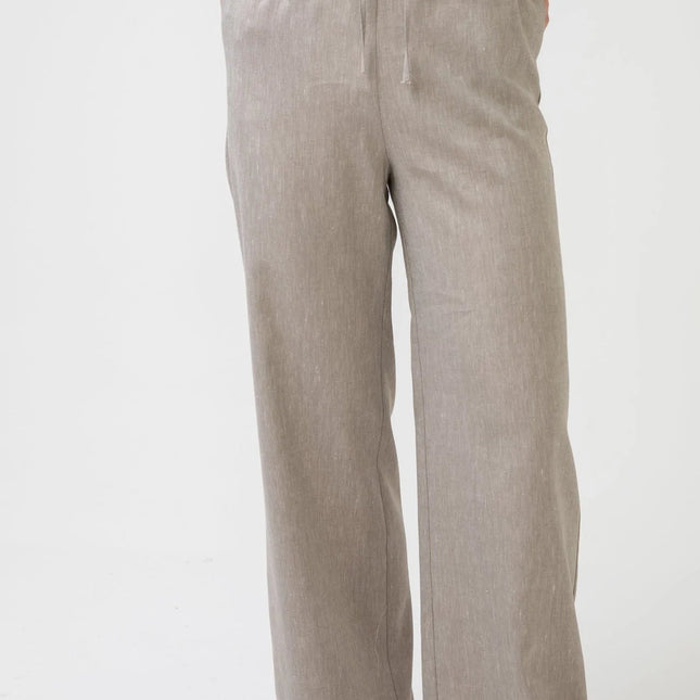 Wide Leg Linen Trousers - Modest Eve- -pants-trousers